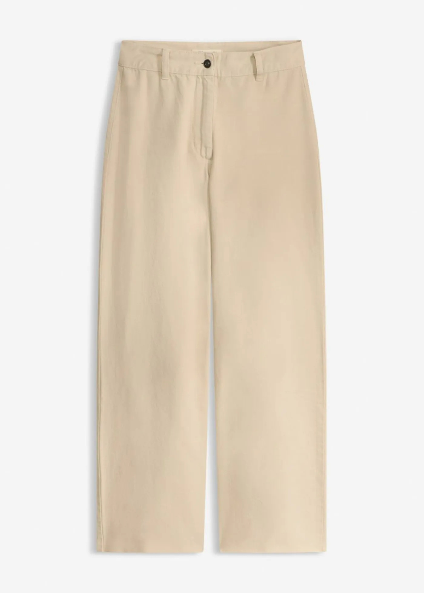Pantalón de sarga de algodón puro Mujer Pantalones|Tallas Pequeñas