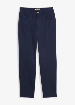 Pantalón de sarga de mezcla de algodón y elastano Mujer Pantalones