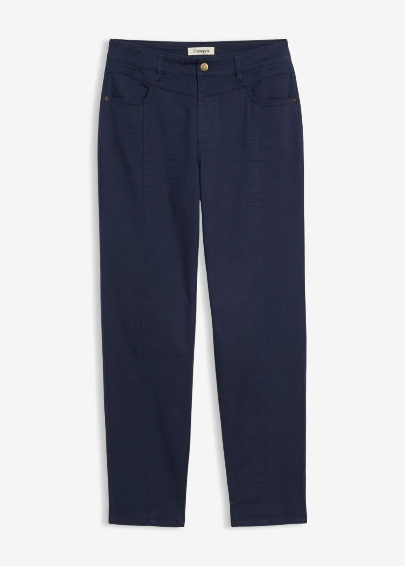 Pantalón de sarga de mezcla de algodón y elastano Mujer Pantalones