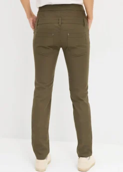 Discount Pantalón de sarga elástica Mujer Pantalones|Novedades