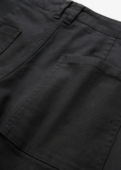 Outlet Pantalón de sarga en mezcla de algodón elástico Mujer Pantalones