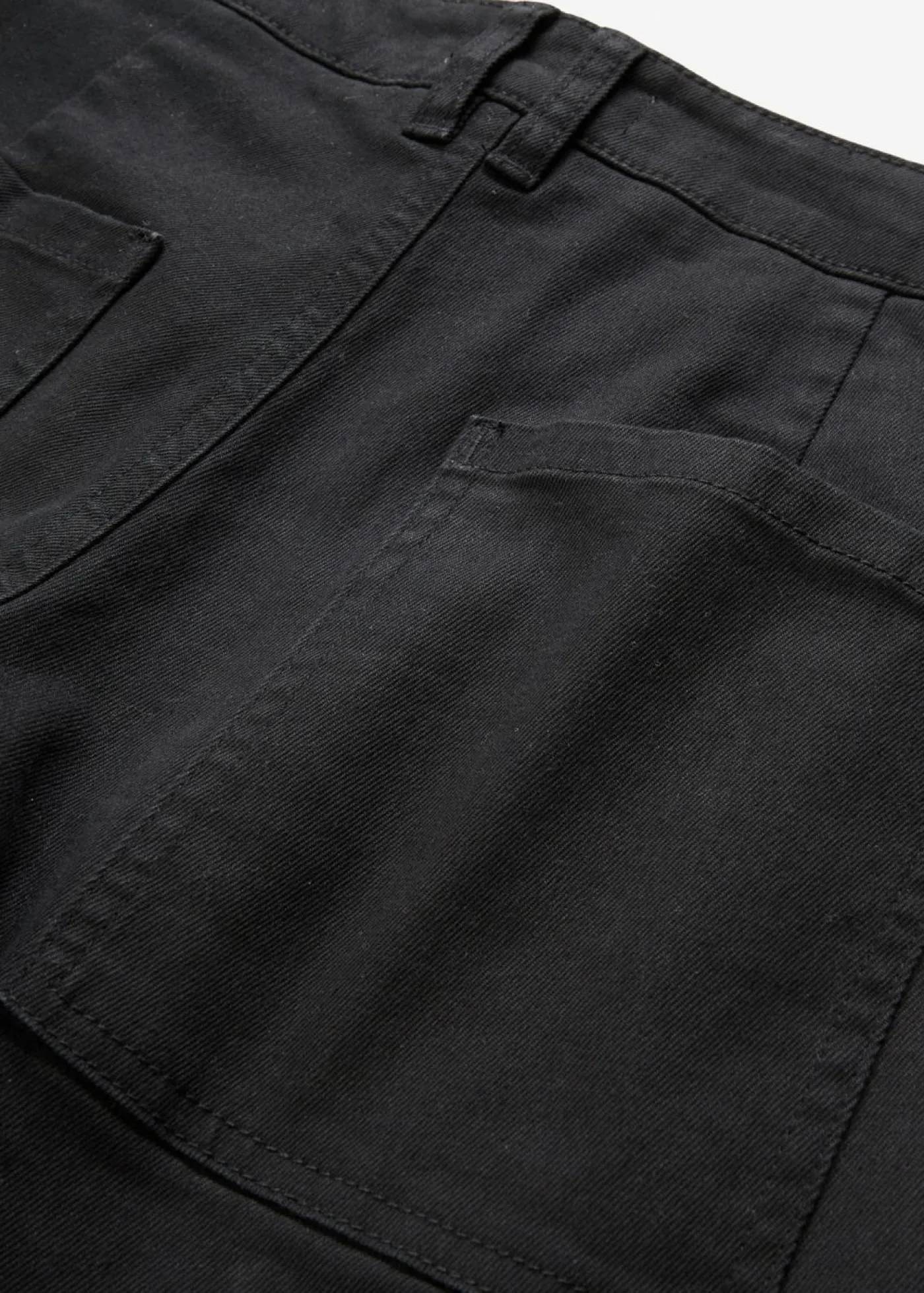 Outlet Pantalón de sarga en mezcla de algodón elástico Mujer Pantalones