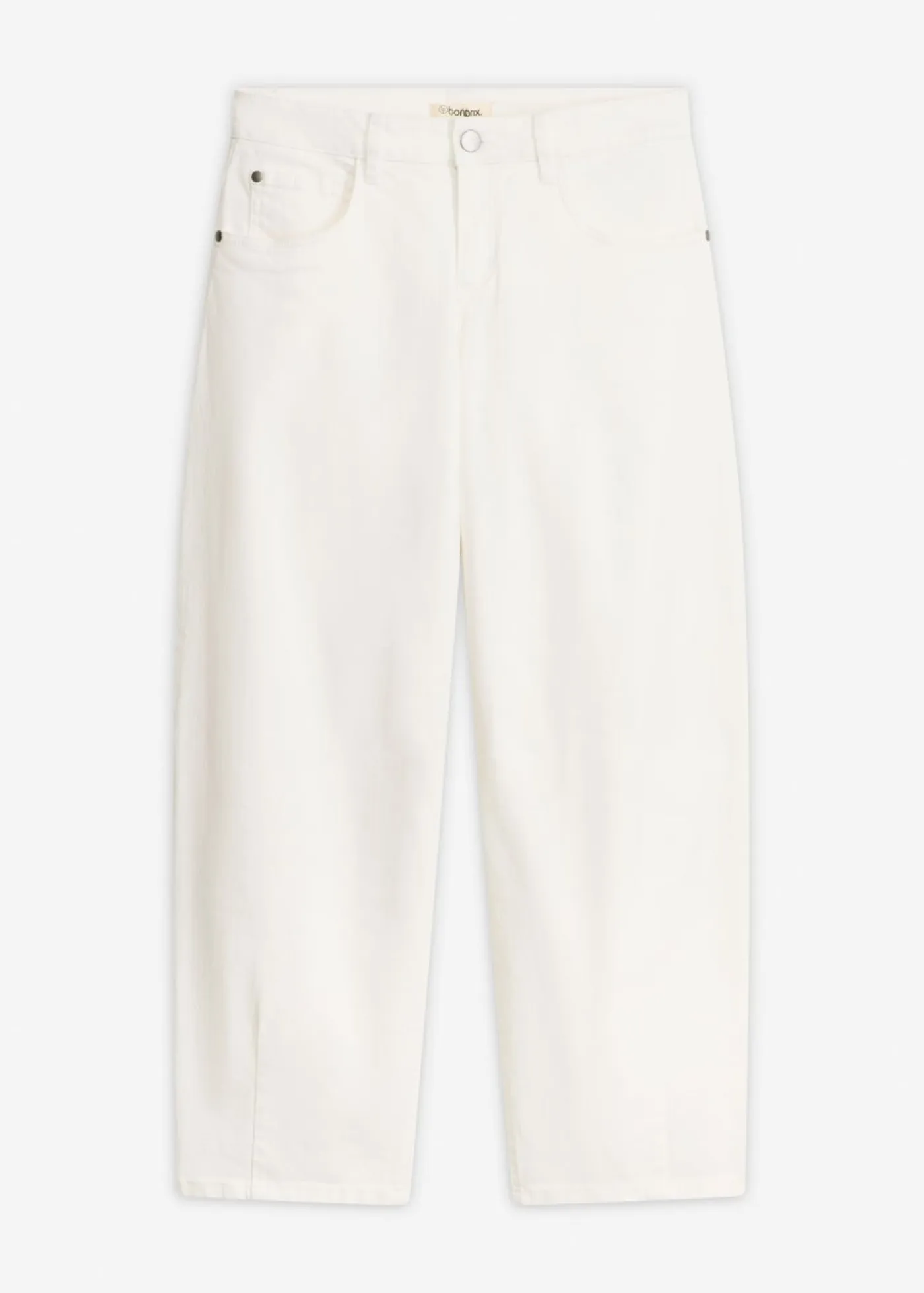 Best Pantalón de sarga en mezcla de algodón elástico Mujer Pantalones|Novedades