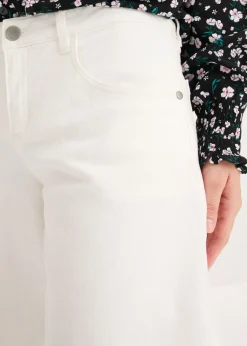 Best Pantalón de sarga en mezcla de algodón elástico Mujer Pantalones|Novedades