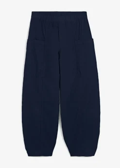 Online Pantalón de sarga ligero, ajuste bombacho Mujer Pantalones