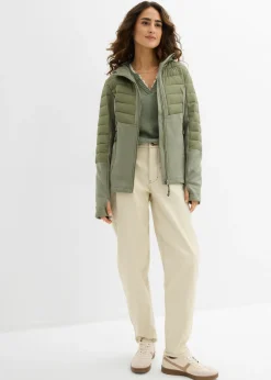 Sale Pantalón de sarga tipo barrel Mujer Pantalones