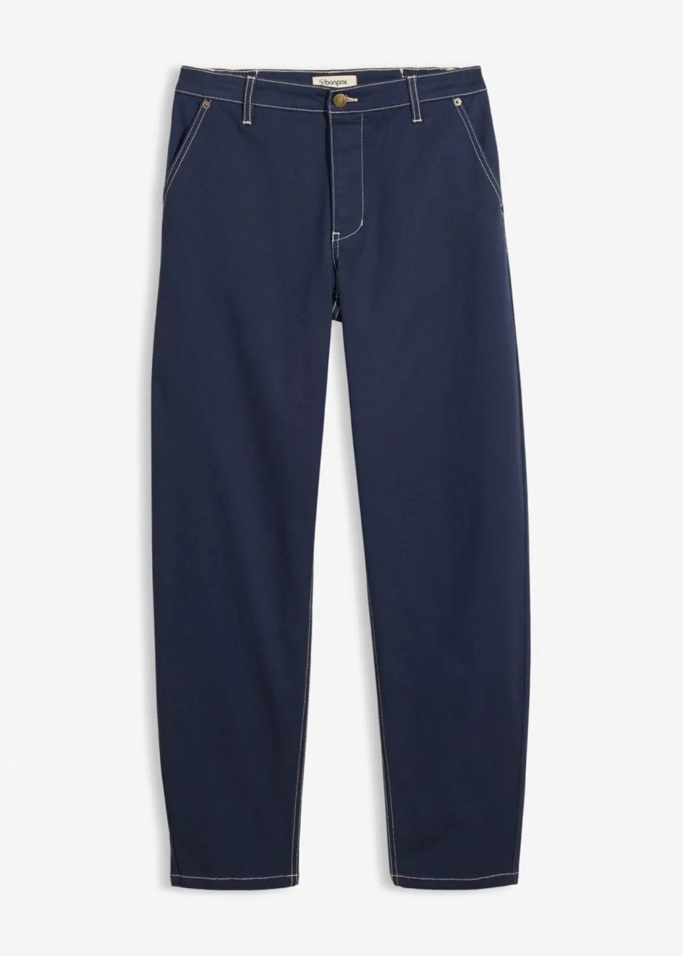 Discount Pantalón de sarga tipo barrel Mujer Pantalones