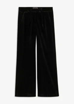 Discount Pantalón de terciopelo suave Mujer Pantalones