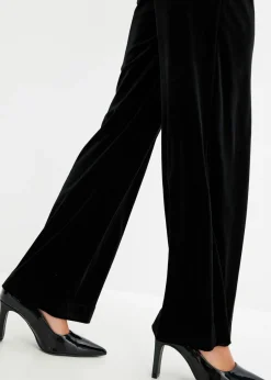Discount Pantalón de terciopelo suave Mujer Pantalones