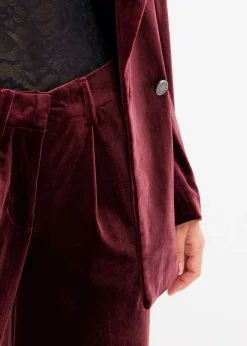 New Pantalón de terciopelo suave Mujer Pantalones