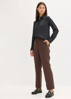 Clearance Pantalón de traje con aberturas Mujer Pantalones