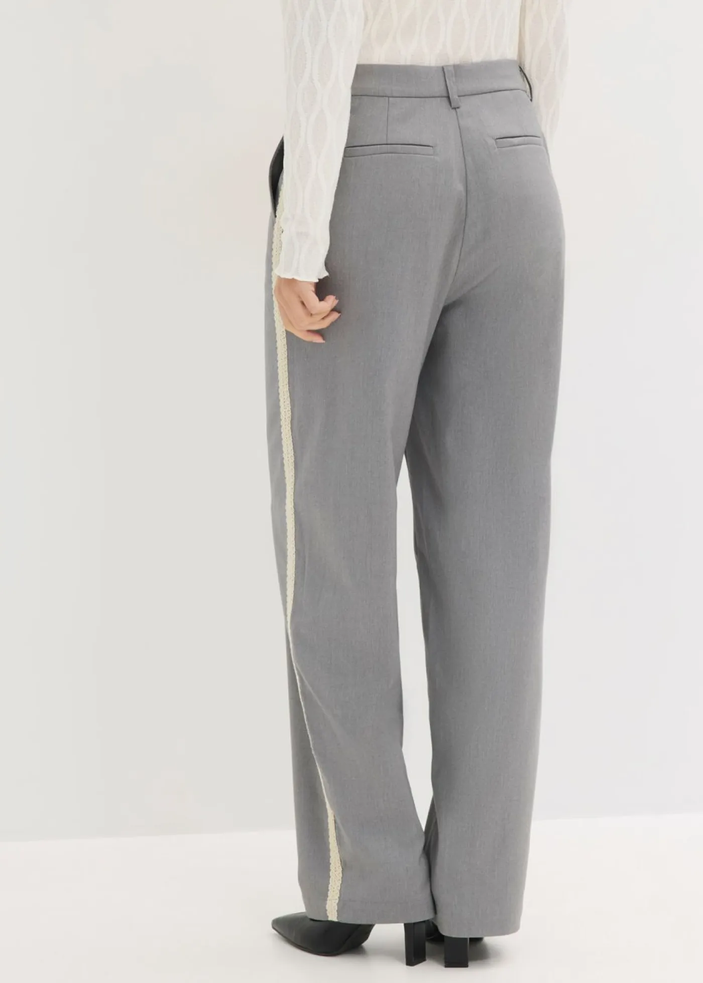 New Pantalón de traje con cinturilla cómoda Mujer Pantalones|Tallas Pequeñas