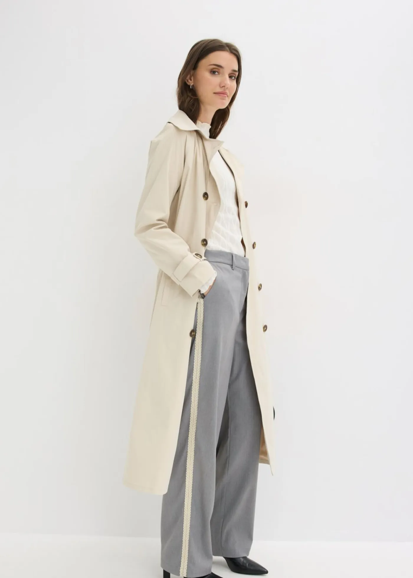 New Pantalón de traje con cinturilla cómoda Mujer Pantalones|Tallas Pequeñas