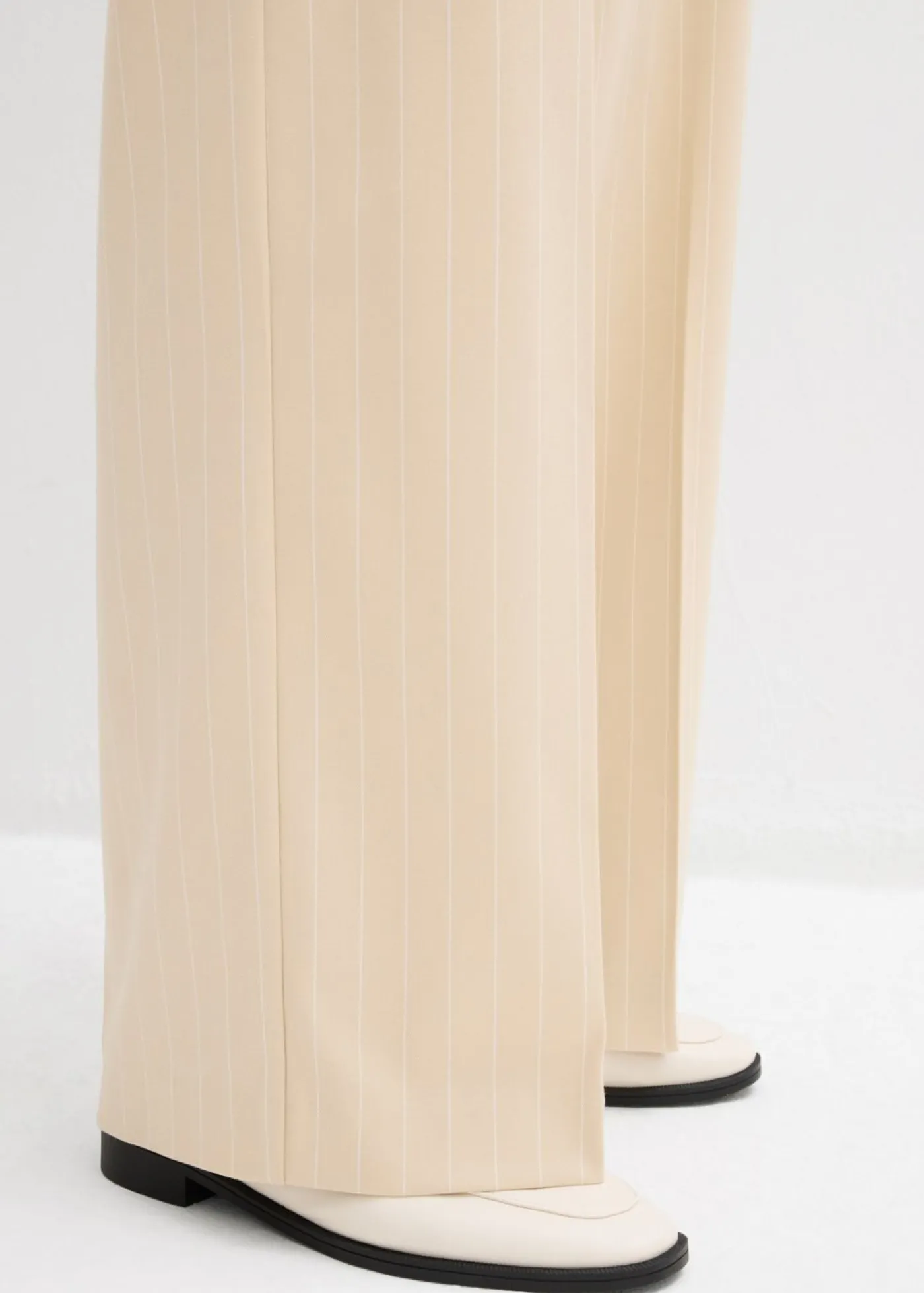 Hot Pantalón de traje con rayas Mujer Pantalones|Novedades