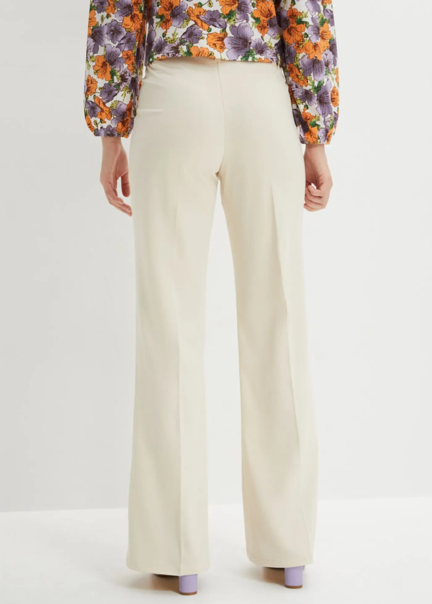 Outlet Pantalón de traje flared Mujer Pantalones|Novedades