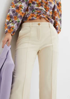 Outlet Pantalón de traje flared Mujer Pantalones|Novedades