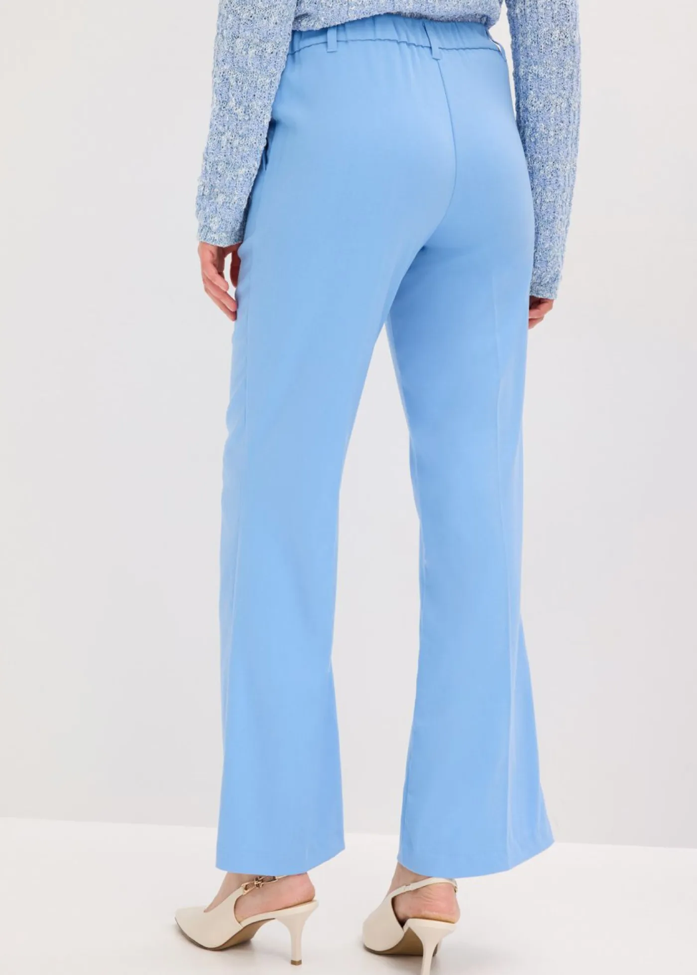 Clearance Pantalón de traje flared Mujer Pantalones|Novedades