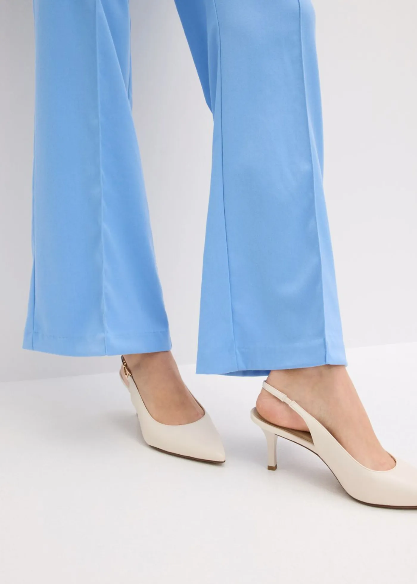 Clearance Pantalón de traje flared Mujer Pantalones|Novedades