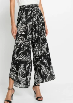 Online Pantalón de viscosa estructurada Mujer Pantalones