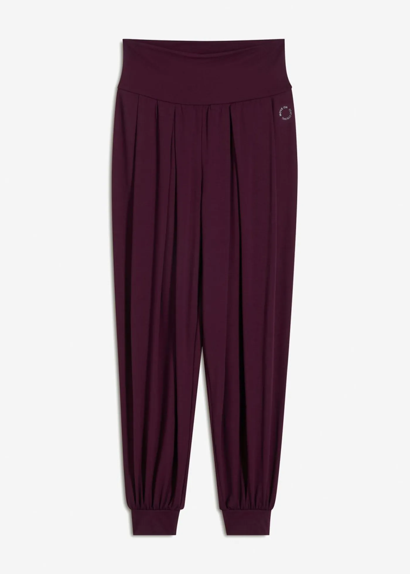 Best Pantalón deportivo ancho con cintura doblada Mujer Ropa Deportiva|Pantalones