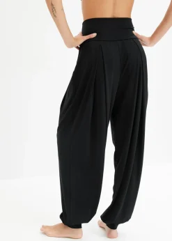 Clearance Pantalón deportivo ancho con cintura doblada Mujer Ropa Deportiva|Pantalones