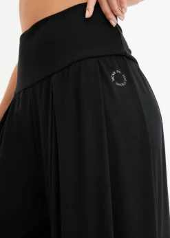 Clearance Pantalón deportivo ancho con cintura doblada Mujer Ropa Deportiva|Pantalones