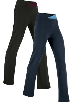 Discount Pantalón deportivo de algodón, bootcut (2 unidades) Mujer Ropa Deportiva|Pantalones