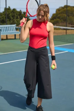 Best Pantalón deportivo hasta la pantorrilla de material de secado rápido Mujer Ropa Deportiva|Pantalones