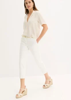 Clearance Pantalón ejecutivo de largo capri Mujer Pantalones