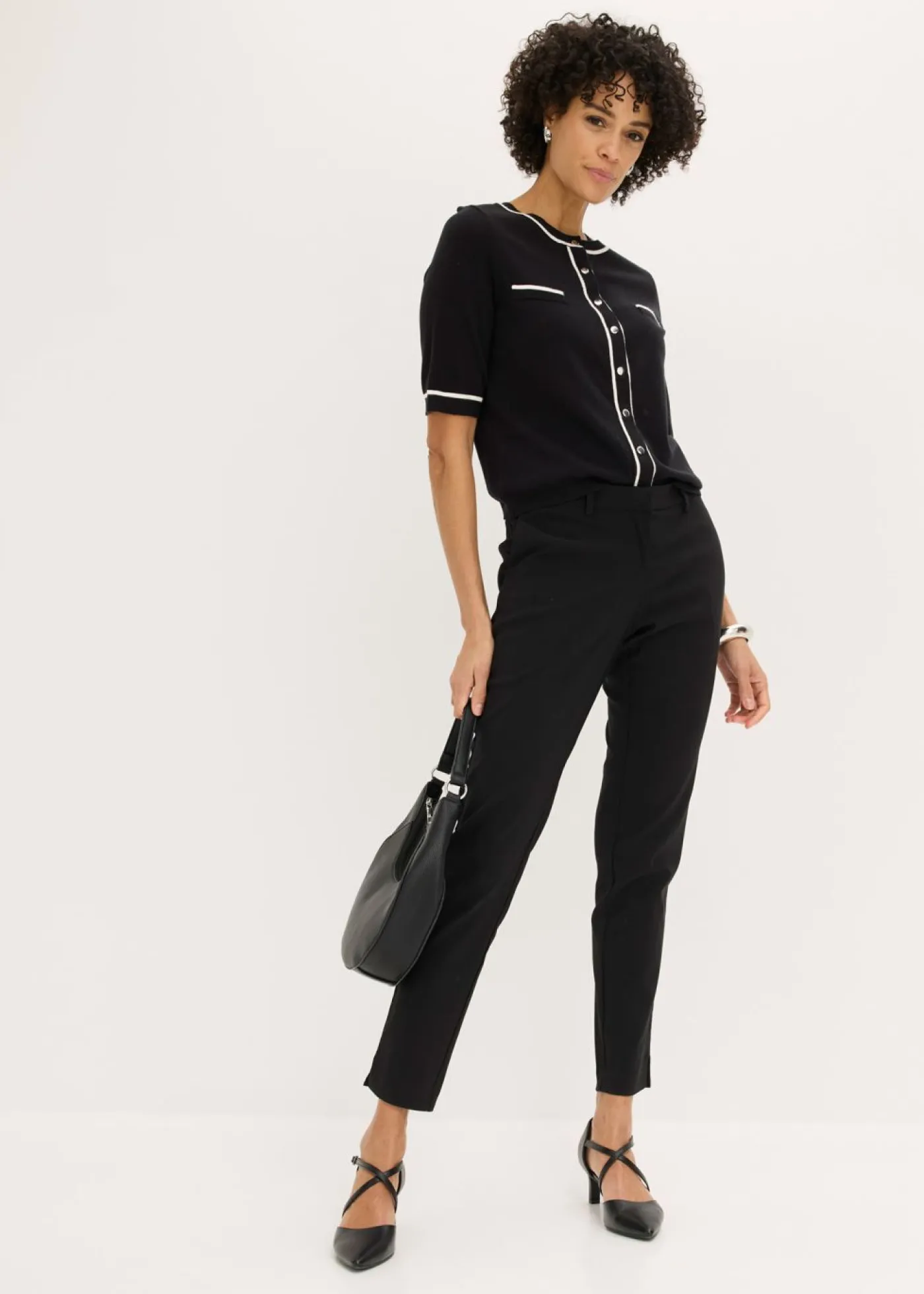 Online Pantalón elástico Mujer Pantalones|Novedades