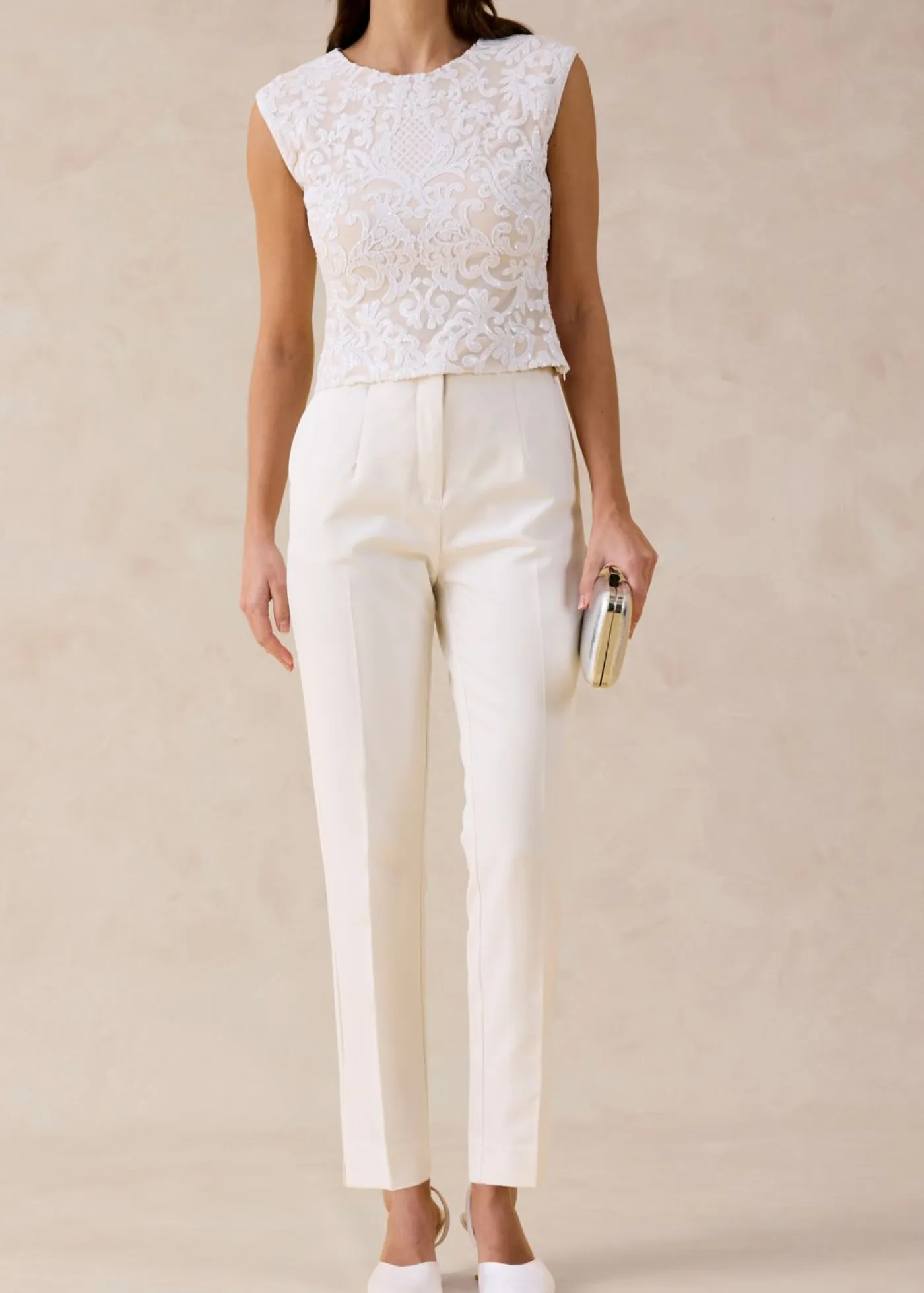 Sale Pantalón elástico Mujer Pantalones
