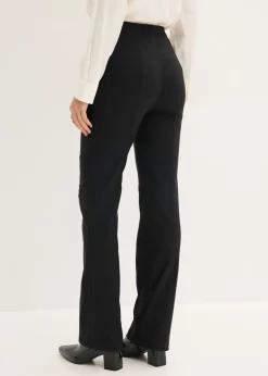 Discount Pantalón elástico acampanado de bengalina Mujer Pantalones