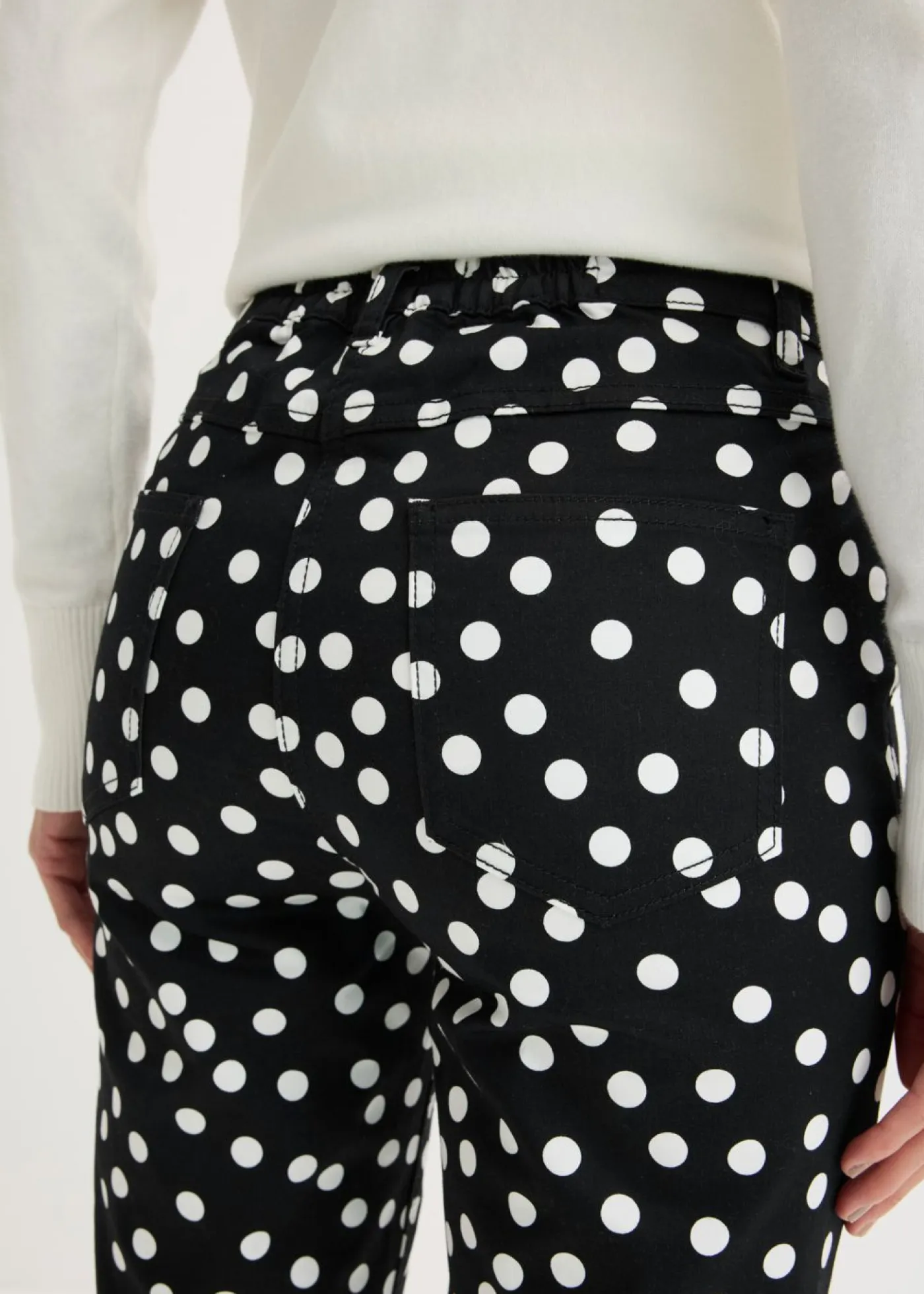 Sale Pantalón elástico 5 bolsillos Mujer Pantalones
