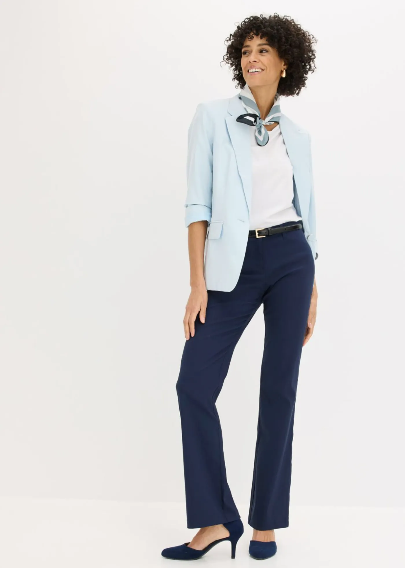 Clearance Pantalón elástico, bootcut Mujer Pantalones|Tallas Pequeñas