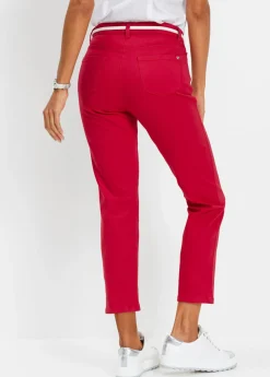 New Pantalón elástico capri Mujer Pantalones
