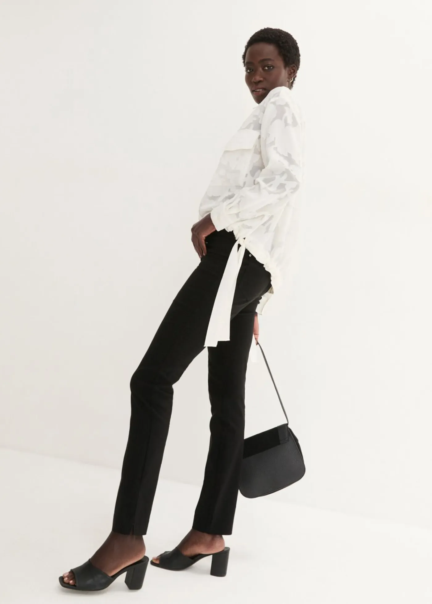 Best Pantalón elástico con cintura antideslizante Mujer Pantalones