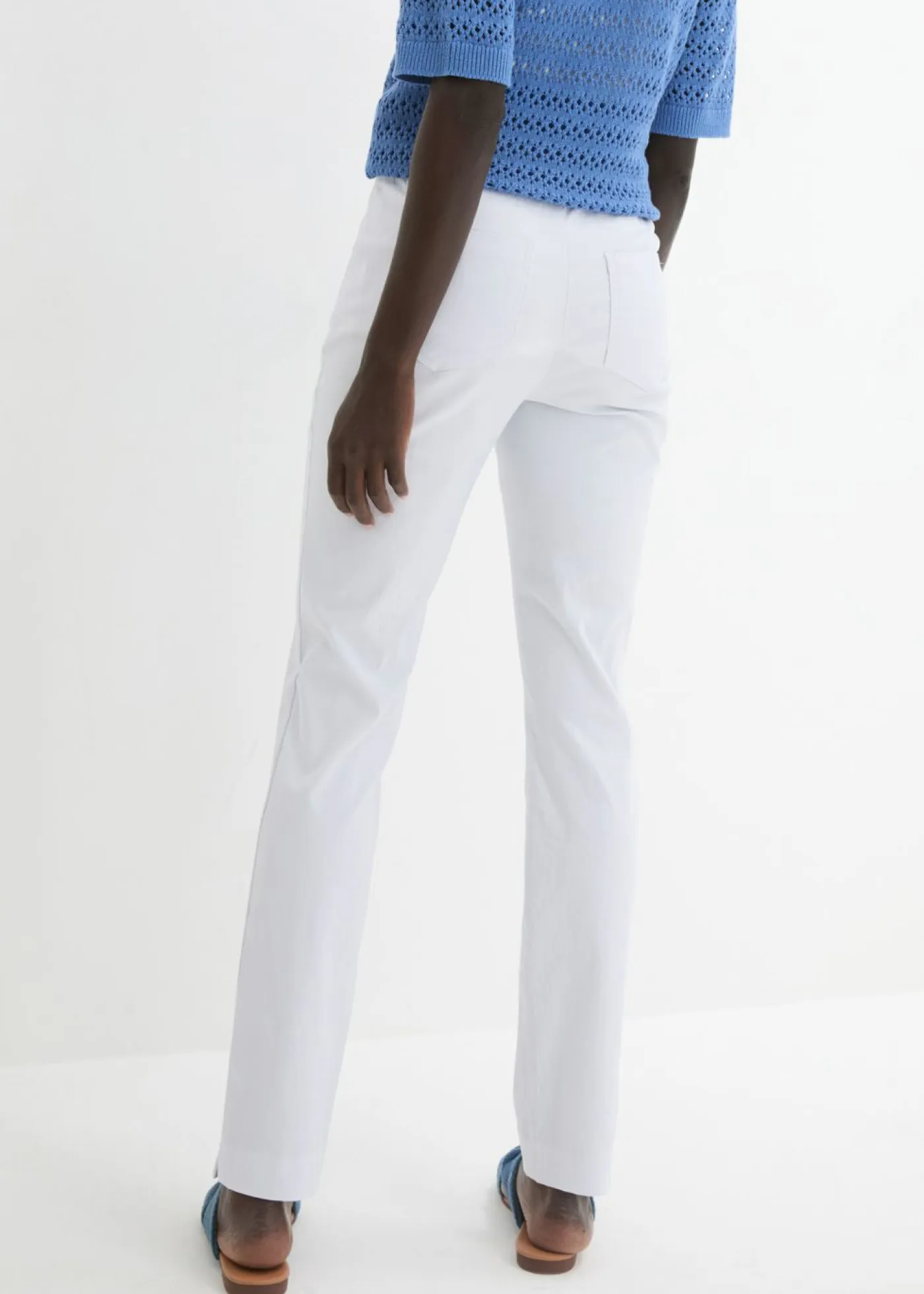 Online Pantalón elástico con cintura antideslizante Mujer Pantalones|Tallas Pequeñas