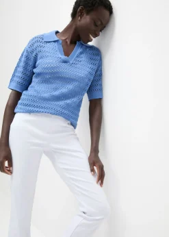 Online Pantalón elástico con cintura antideslizante Mujer Pantalones|Tallas Pequeñas