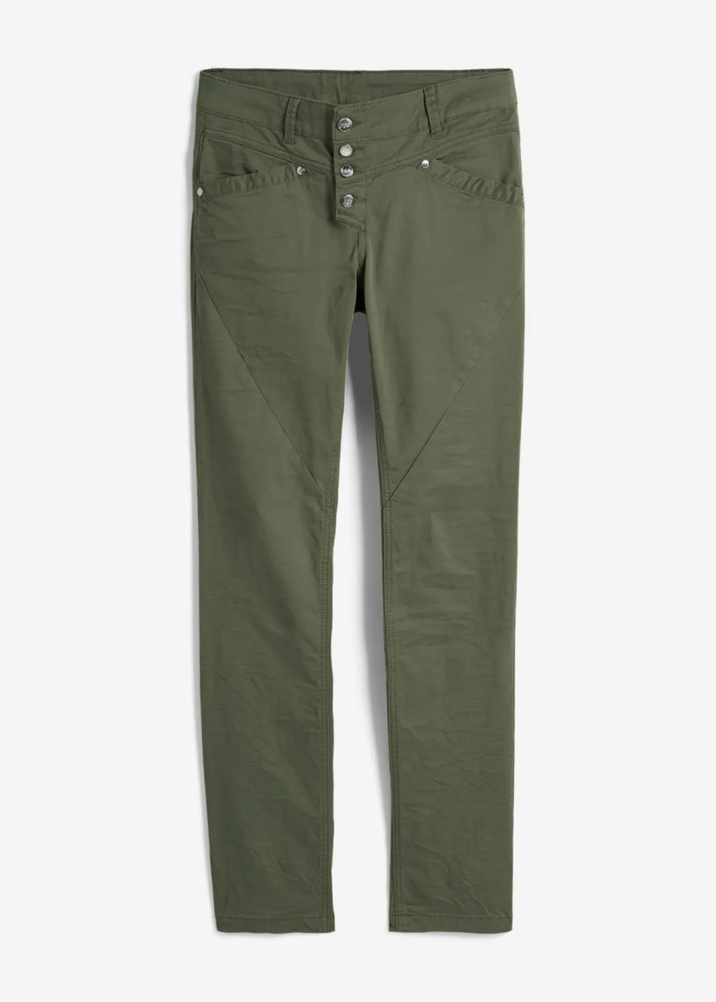 Best Pantalón elástico con efecto arrugado Mujer Pantalones