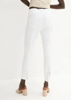 Online Pantalón elástico de algodón Mujer Pantalones