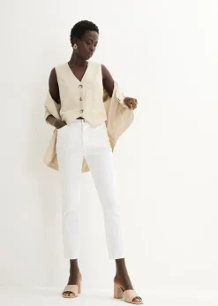Online Pantalón elástico de algodón Mujer Pantalones