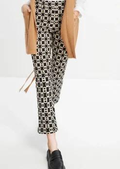 Pantalón elástico de bengalina Mujer Pantalones|Novedades