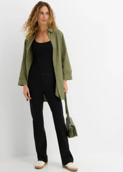 Clearance Pantalón elástico de bengalina, bootcut Mujer Pantalones