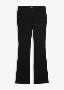 Pantalón elástico de bengalina, bootcut Mujer Tallas Pequeñas