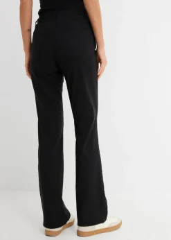 Pantalón elástico de bengalina, bootcut Mujer Tallas Pequeñas