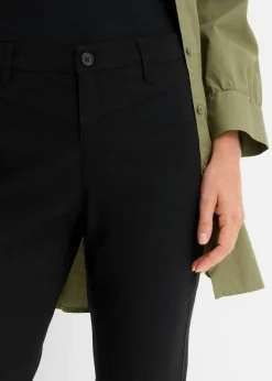 Pantalón elástico de bengalina, bootcut Mujer Tallas Pequeñas