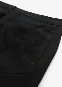 Online Pantalón elástico de corte recto de bengalina Mujer Pantalones