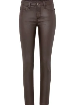 Online Pantalón elástico de mezcla de viscosa Mujer Pantalones