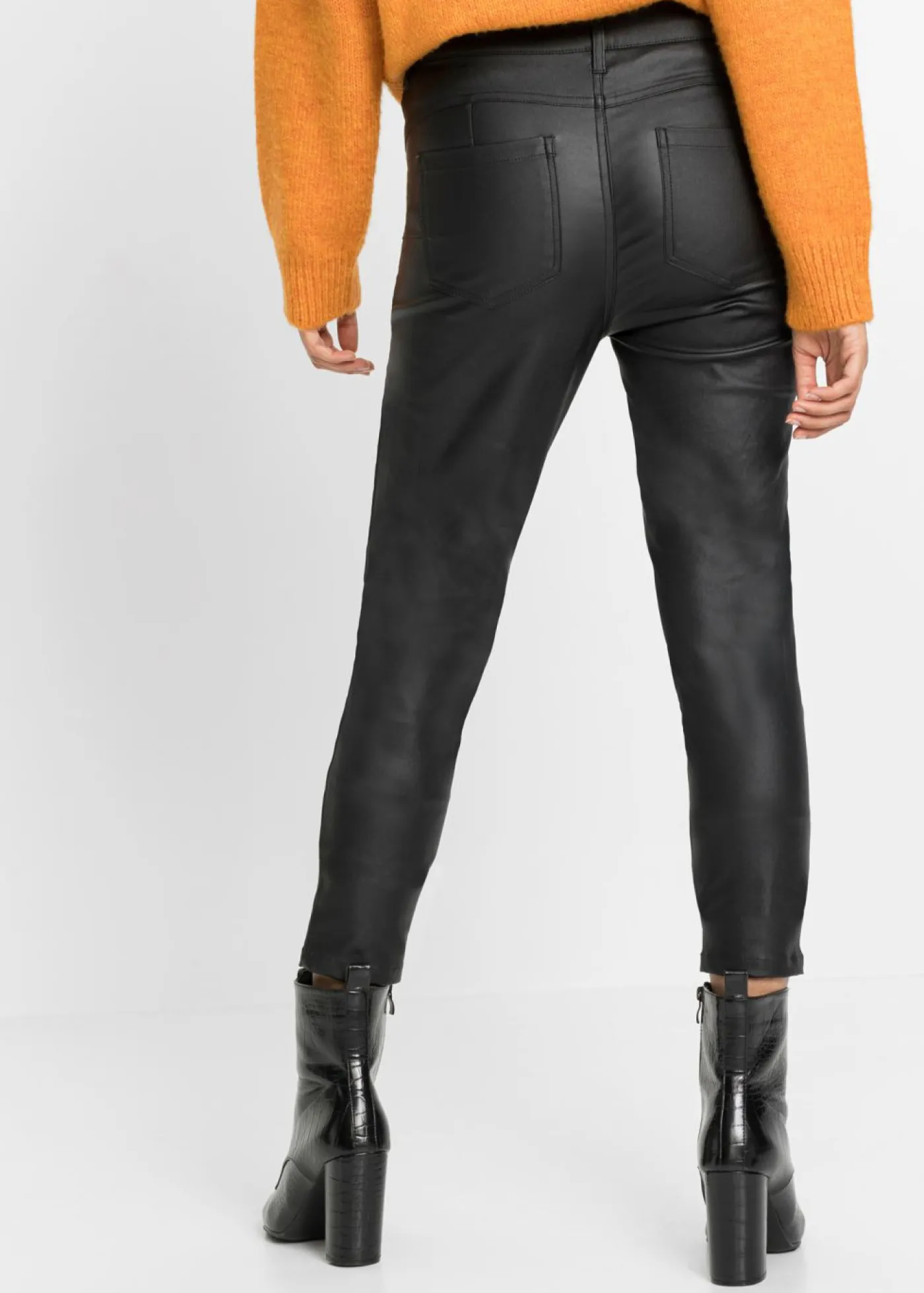 Clearance Pantalón elástico de mezcla de viscosa Mujer Pantalones
