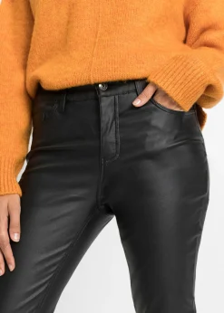 Clearance Pantalón elástico de mezcla de viscosa Mujer Pantalones
